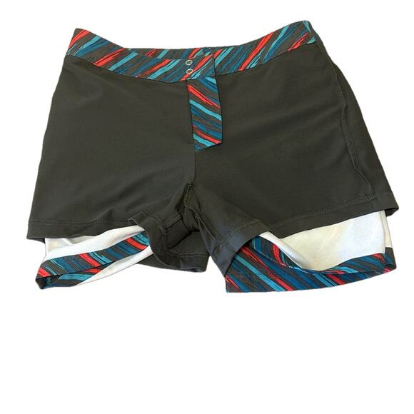 Slazenger Skort Women 6 Blue Golf Tennis Pickleball Performance Activewear Skirt - Picture 3 of 5